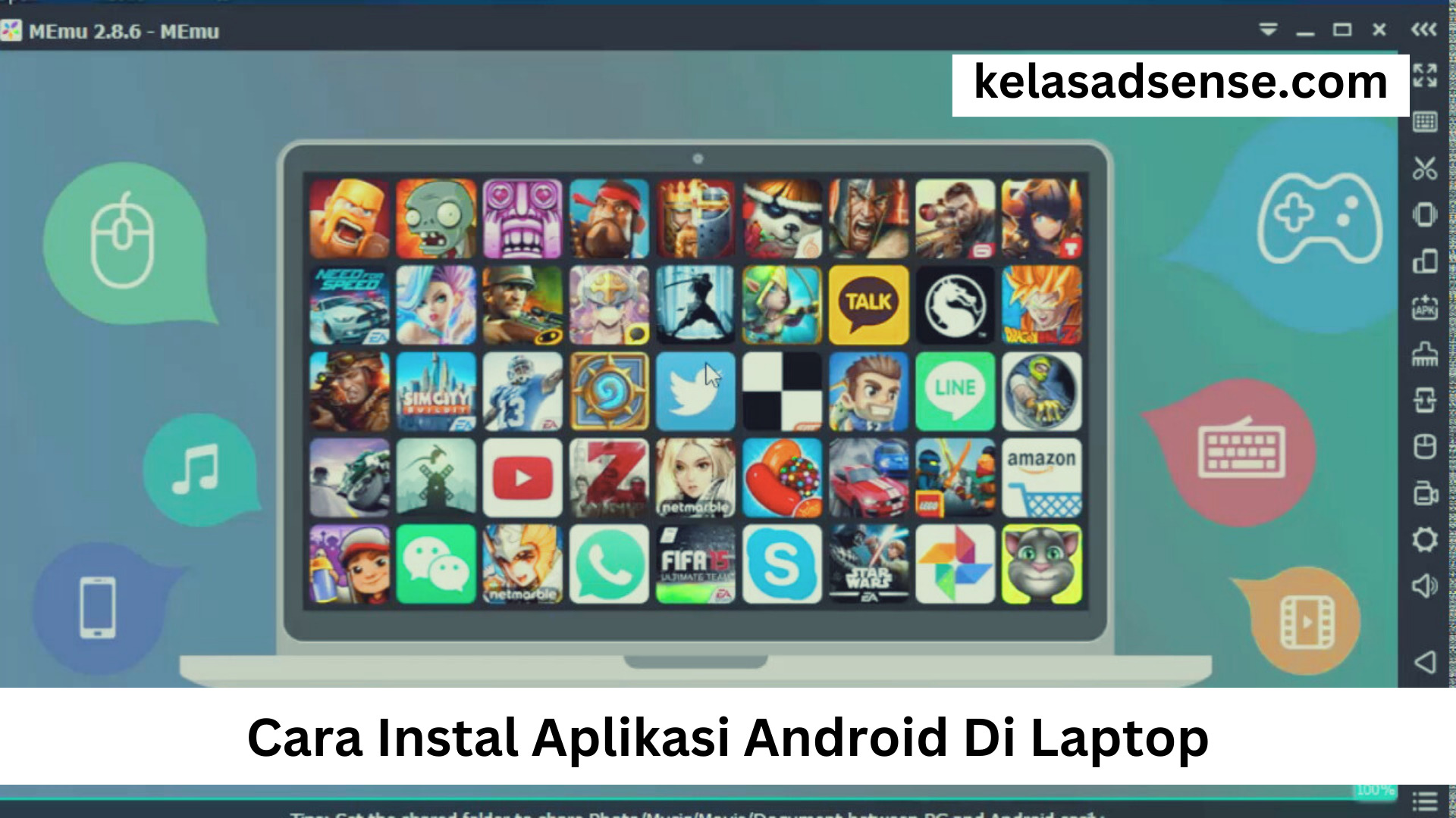 Cara Instal Aplikasi Android Di Laptop